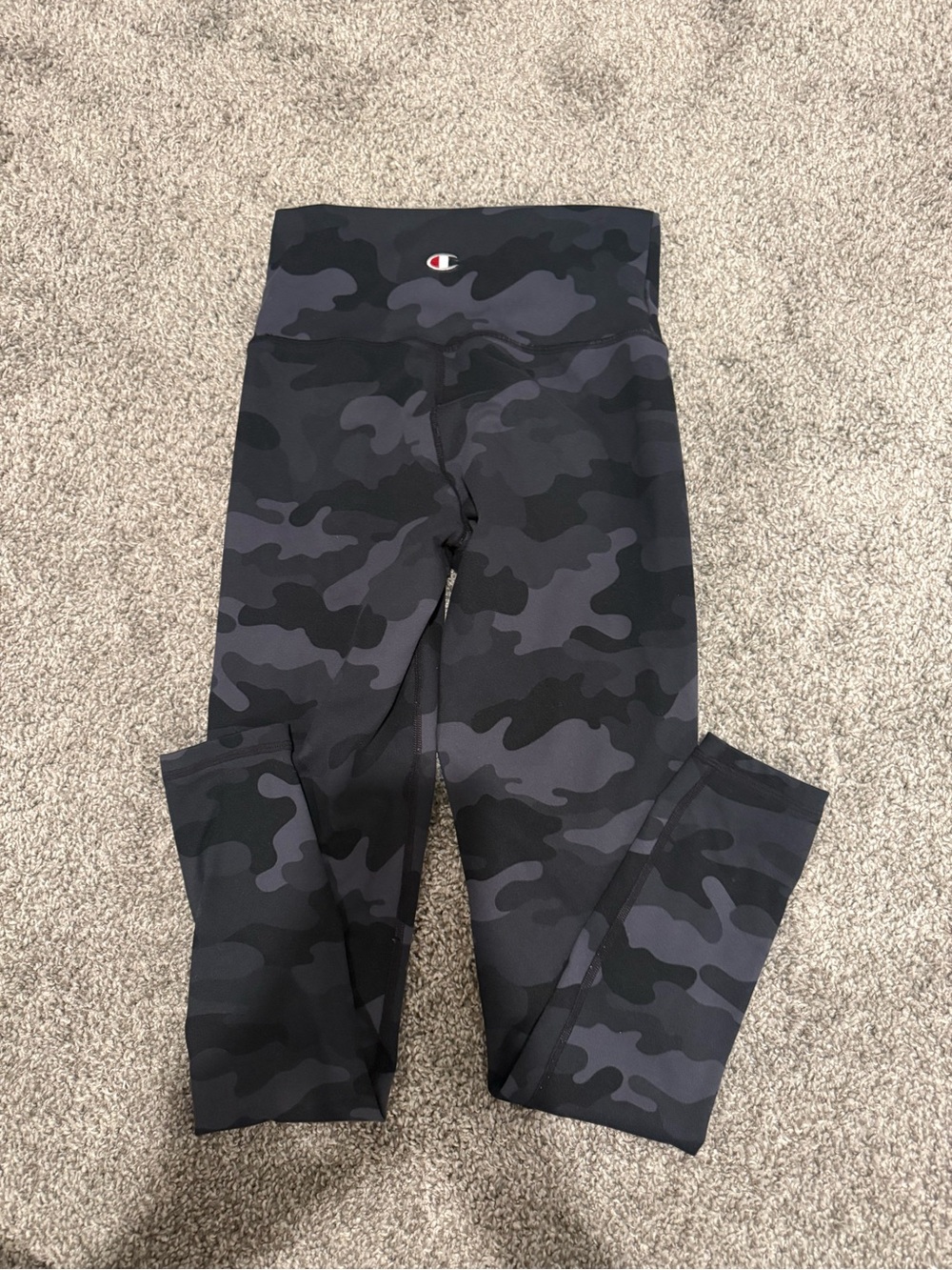 Champion Black Gray Camo Leggings